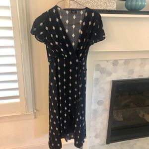 Vici Doll topaz diamond print dress